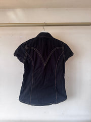 Levi Black Button up Shirt