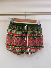 Green Printed Shorts