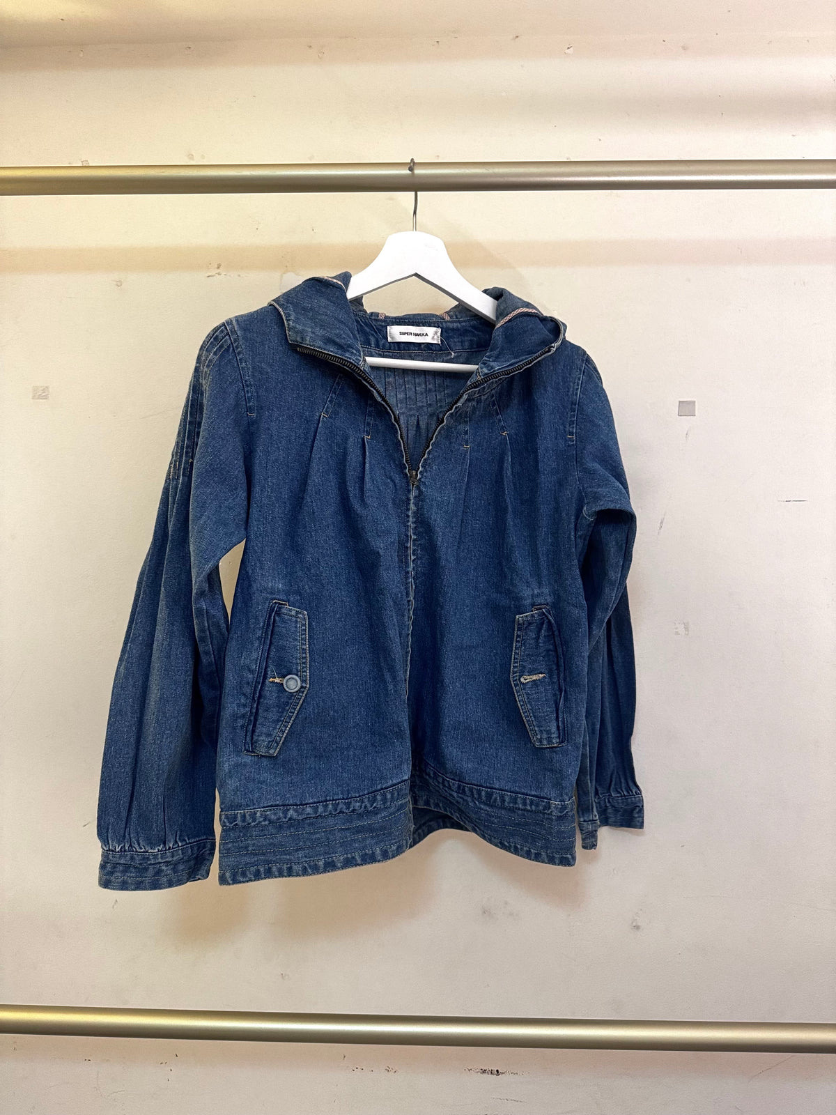 Super Hakka Hooded Denim Jacket