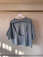 Adidas Blue Short Sleeve Crop T-shirt