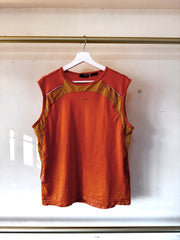 Fila Orange Activewear Tank Top