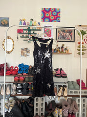 Sequin star tank top